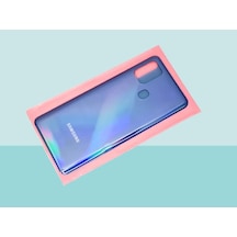 Tkgz Samsung Galaxy Uyumlu A21s A217 Arka Kapak Batarya Kapağı - Mavi Çok Renkli