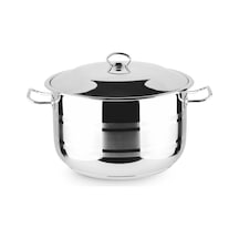 Lınes Sılver 24 Cm Derın Celık Tencere Metal Kulp