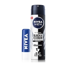 Men Erkek Sprey Deodorant Black&white Invisible Original 150ml Ve Original Care Renksiz Dudak Kremi