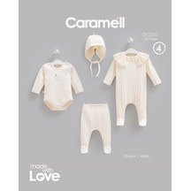Caramell Very Nice Tulumlu 4'lü Set Bej renkli