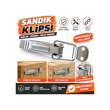226 Sandık Klipsi Küçük Gri - 923245833 Gri