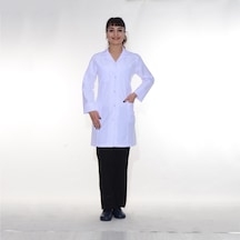 Bayan Dr. Önlük Apaj Yaka Çıtçıtlı