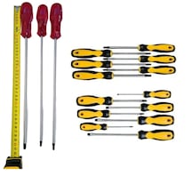 Ht- Rico Torx Tornavida Seti Düz Yıldız Tornavida Takımı Uzun Şiş Tornavida T20 T25 T30 300mm