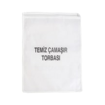 Single Sword Fermuarlı Bedelli & Acemi Asker Temiz Çamaşır Torbası, Beyaz