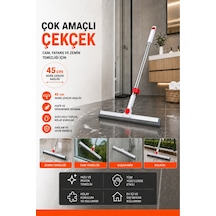 Lüx Teleskopik Saplı Çekçek Silecek Cam, Fayans, Yer Temizleyici