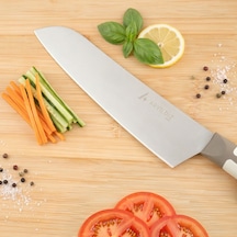 Aryıldız Plurex Santoku Bıçağı Koyu Bej 19 Cm