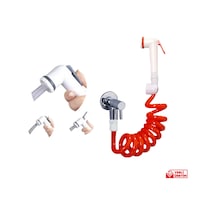 Plasyay Spiral Taharet Matik Hortum Seti 200 CM Turuncu