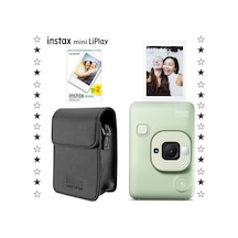 Instax Mini Liplay Hybrid Fotoğraf Makinesi 20 'li Film + Deri Kılıf Set
