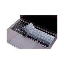 Apple Uyumlu MacBook Pro Klavye Koruyucu Touchbarlı Us To Tr Ombre A1706 A1989 A2159 A1707 A1990 Siyah Gri