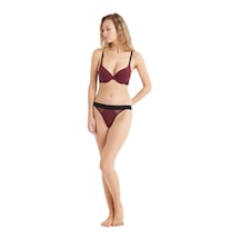 Kadın Brazilian Slip 51645 - Bordo