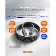 Truebo MagneticPro Dayanıklı Şarj Ve Veri Kablosu