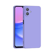 Galaxy Uyumlu A07 Kılıf Yumuşak Silikon Kamera Korumalı Lansman Pazarplus Lila