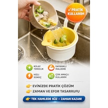 Musluk Askılı Lavabo Süzgeci Makarna Sebze Süzme Gider Filtresi Pratik Mutfak Sepeti Renkli Diğer