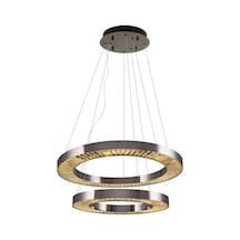 Özcan Aydınlatma 2715-2a-24 Plata 60+80'lik Çember Sarkıt Platin