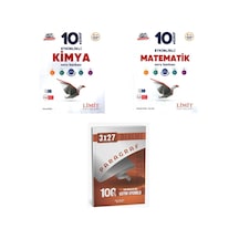 2027 Limit 10. Sınıf Etkinlikli Maarif Kimya + Matematik Soru + Anla Kazan Paragraf Deneme 3'lü Set