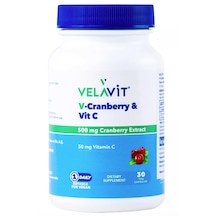 Velavit Turna Yemişi Ve C Vitamini İçeren Takviye Edici Gıda 30 Kapsül