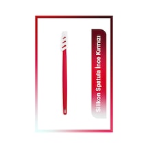Tupperware Silikon Spatula İnce Kırmızı