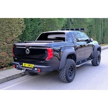Omsa Vw Amarok Dakar V2 Çelik Arka Tampon Ledli Kör Nokta Sistemi Özel Tasarım 2022 Ve Sonrası