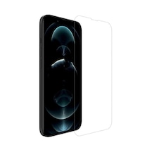 Hubrendy Tedarik Apple iPhone 14 Pro Max Uyumlu Premium Ekran Koruyucu 9h Sert Temperli Kırılmaz Cam Korum