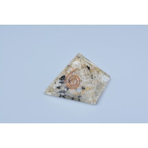 Hakiki Doğal Ay Taşı Orgonit Piramit 32 Gram Hakiki Doğal Ay Taşı Orgonit Piramit 32 Gram