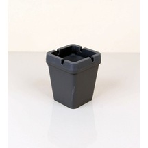 Küllük Kokusuz Küllük Dekoratif Salon Kül Tablası Matgri Plastik Siyah
