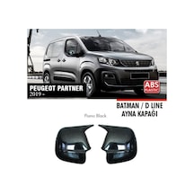 Peugeot Partner Batman Yarasa Ayna Kapağı Piano Black 2019+