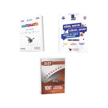 2027 Limit 8. Sınıf Matematik + Mantık Sözel Görsel Okuma Grafik Ve Tablo Yorumlama Soru + Ankapade 3'lü Set