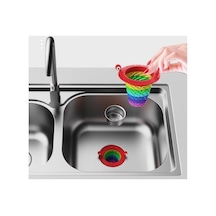 Renkli 6 Kademeli Lavabo Süzgeci 0.05 M
