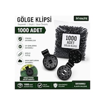 1000 Adet Gölge Filesi Klipsi Sera Filesi Sabitleme Klipsi Güneşlik Örtü Klipsi Yerli Üretim Uv Dayanıml