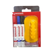 Beyaz Tahta Kalemi 3 Lü Set+silgi 8683181702080 Hs-305-tk3s 709711 Çok Renkli
