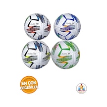 Profesyonel Futbol Topu: Yeni Sezon Dikişli Halı Saha Futbol Topu No:5 - Kaliteli Malzeme Çok Renkli
