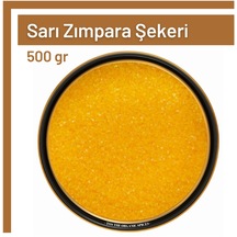 Tos Sarı Zımpara Şekeri Renkli Yenilebilir Şeker 500 G