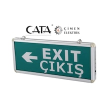 5 Adet Cata Ct 9166 3w Çift Yönlü Ledli Exıt Çıkış Armatürü