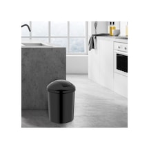 Kelebek Kapak Çöp Kovası 15 Litre Siyah - 572524786 Siyah
