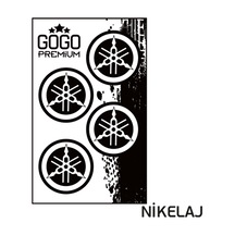 Yamaha Nikelaj Sticker 3.5X3.5 Cm 4 Adet