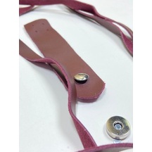Karantuhafiye Küçük Çanta Örgü Kiti / Cep Telefonu Örgü Kiti Bordo Bordo