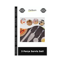 3 Parça Servis Seti Pasta Bıçağı Sofra Sunumu Çeyiz Ürünü Diğer