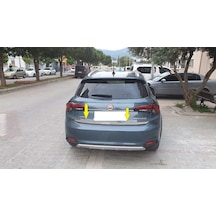 Fiat Egea Cross 2020 Üzeri Krom Bagaj Alt Çıtası