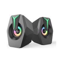 Rgb Led Bilgisayar Hoparlörü Usb Powered 3.5mm Stereo Ses Pc, Mp3 Çalar, Dizüstü Bilgisayar, Akıllı Telefon Için Masaüstü Hoparlörler K8 Rgb Led Bilgisayar Hoparlörü Usb Powered 3.5mm Stereo Ses Pc, Mp3 Çalar, Dizüstü Bilgisayar, Akıllı Telefon Için Masaüstü Hoparlörler K8