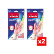 Vileda Sensitive Eldiven No 8 Orta Boy 2'li Paket
