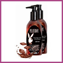 Gees Global Süper Çikolata Aromalı Vücut Masaj Yağı 120ml Chocolate Flavored Massage Oil 2 Adet Gbzs