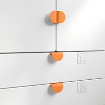 Ikea Latmask 2'li Mobilya Kulpu 60 Mm Turuncu