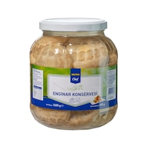 Metro Chef Enginar Konservesi 1,6 Kg 5-7cm Sakız Cinsi Kılçıksız Tarı
