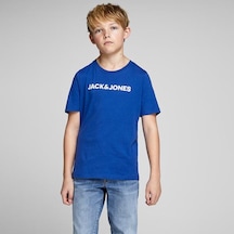 Jack & Jones Jack&jones Corp Logo Erkek Çocuk Mavi Tişört