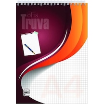 Keskin Truva Spiralli Bloknot A4 Kareli 40 Yaprak 145502