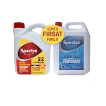 Spectre Kırmızı Antifriz 3 Litre Distile Saf Su 5 Litre N11.510