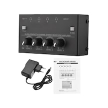 Shineyee 4 Yollu Kulaklık Amfi Güncellenmiş - 110-240v Metal Gövde - Eu/us Şarj Opsiyonu