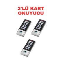 Sr-211 Mf-w Parmak İzi Kart Okuyucu 13.56 Mhz Ip68 Şifreli Biyometrik Geçiş Kontrol Sistemi 10000 Kullanıcı 3 Adet