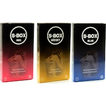 S-Box SB04 Kondom Prezervatif Seti 3 x 12 Adet