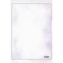 A5 Bloknot Çizgisiz Defter - 50 Yaprak - Memopad - Notepad - Not Defteri - Not Kağıdı Mor Mor